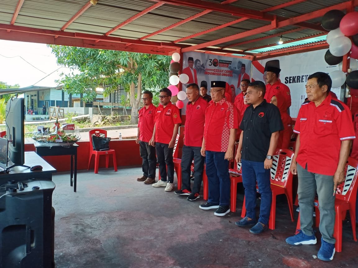 Rayakan HUT PDIP Ke 51, Muhammad Sinen Pastikan Ganjar-Mahfud Menang Di Tidore