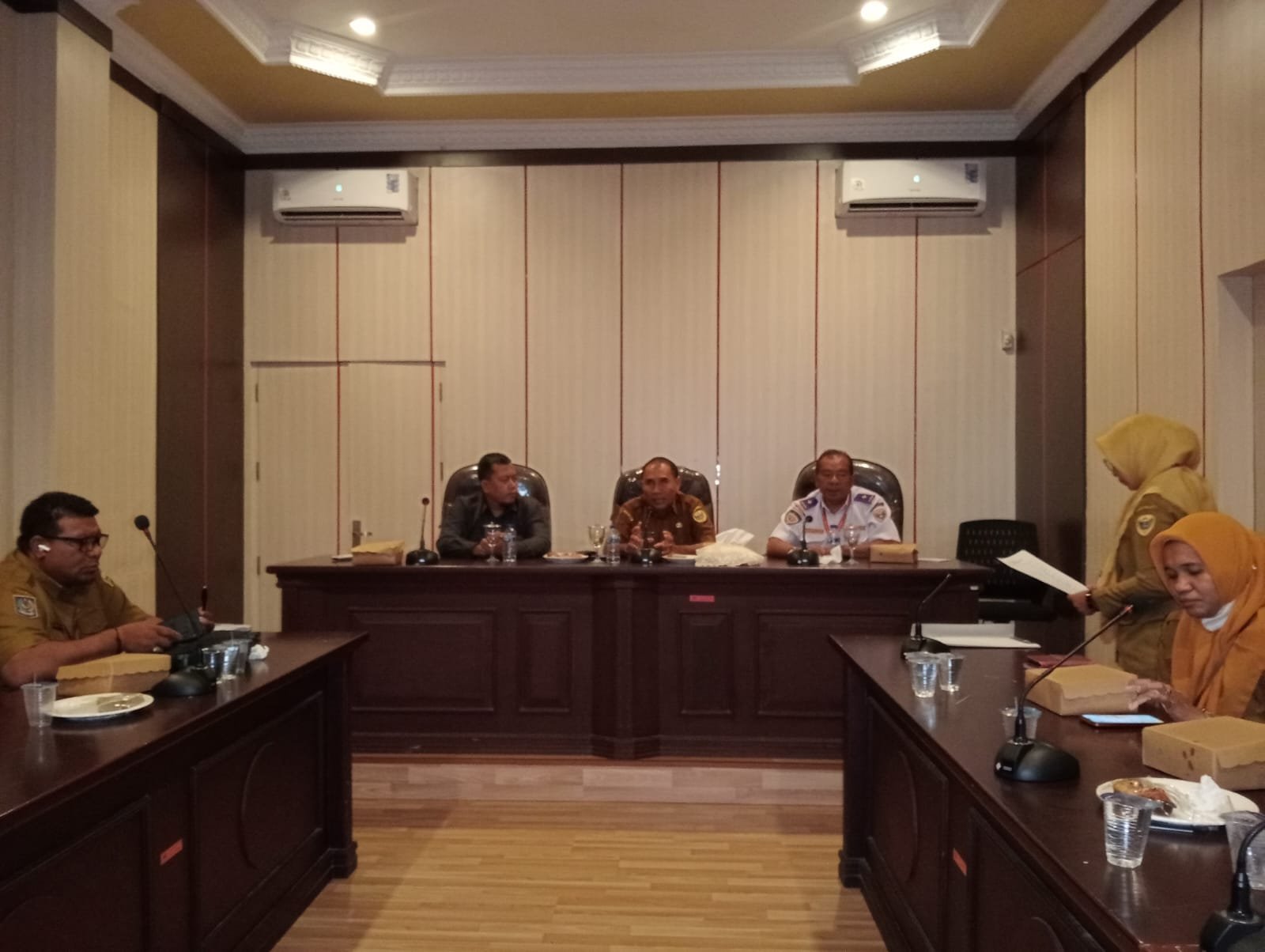 Pemda Kota Tidore Kepulauan Mengikuti Rakor mingguan Inflasi Daerah Bersama Irjen Kemendagri