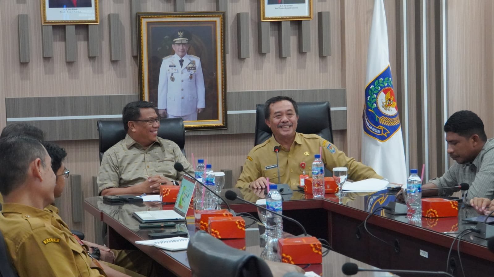 Ini Yang Disampaikan Ismail Dukomalamo Saat Sambangi Kantor BSKDN Kemendagri RI