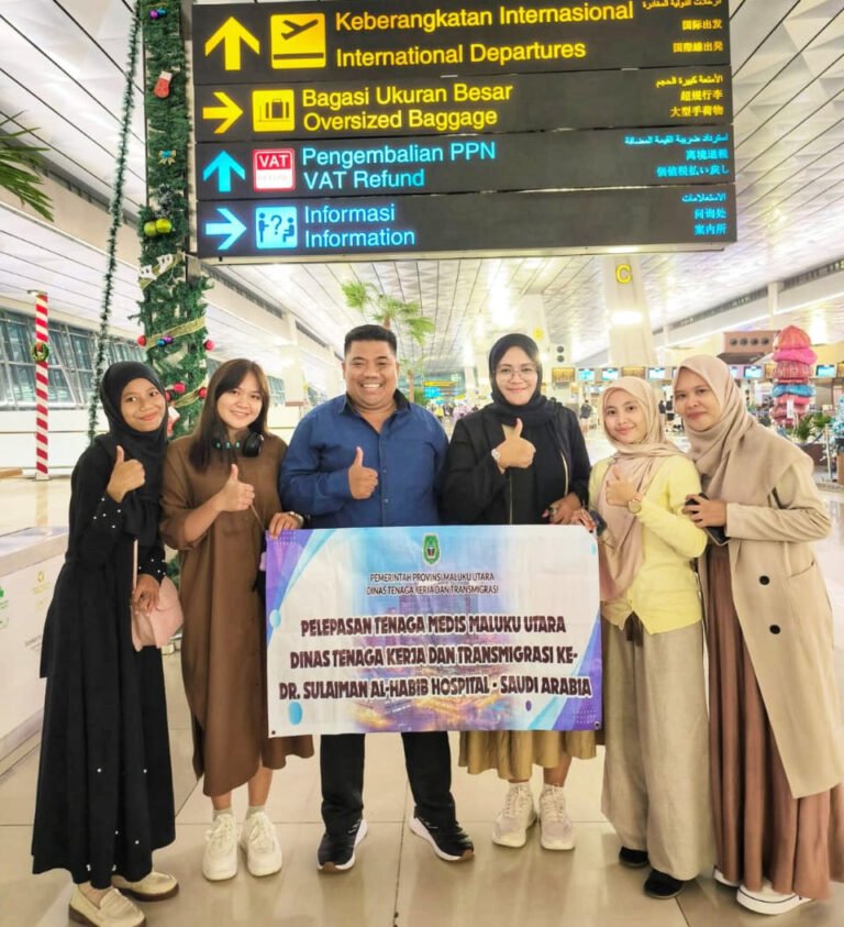 Disnakertrans Malut resmi kirim Perawat dan Bidan Asal Maluku Utara ke Rumah Sakit Arab Saudi