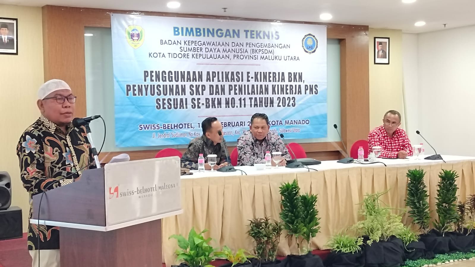 Sebanyak 65 Peserta Mengikuti Bimtek Aplikasi E-Kinerja Di Manado