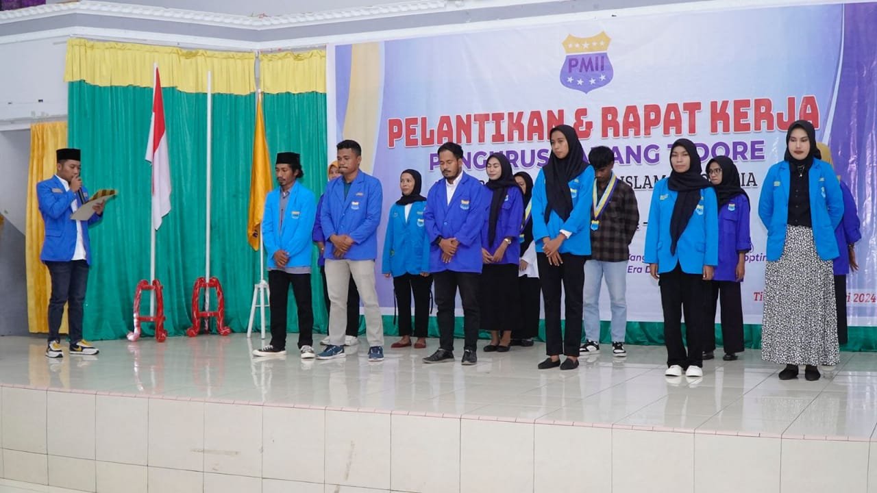Ini Pesan Walikota Saat Hadiri Pelantikan Dan Rapat Kerja PMII Cabang Tidore