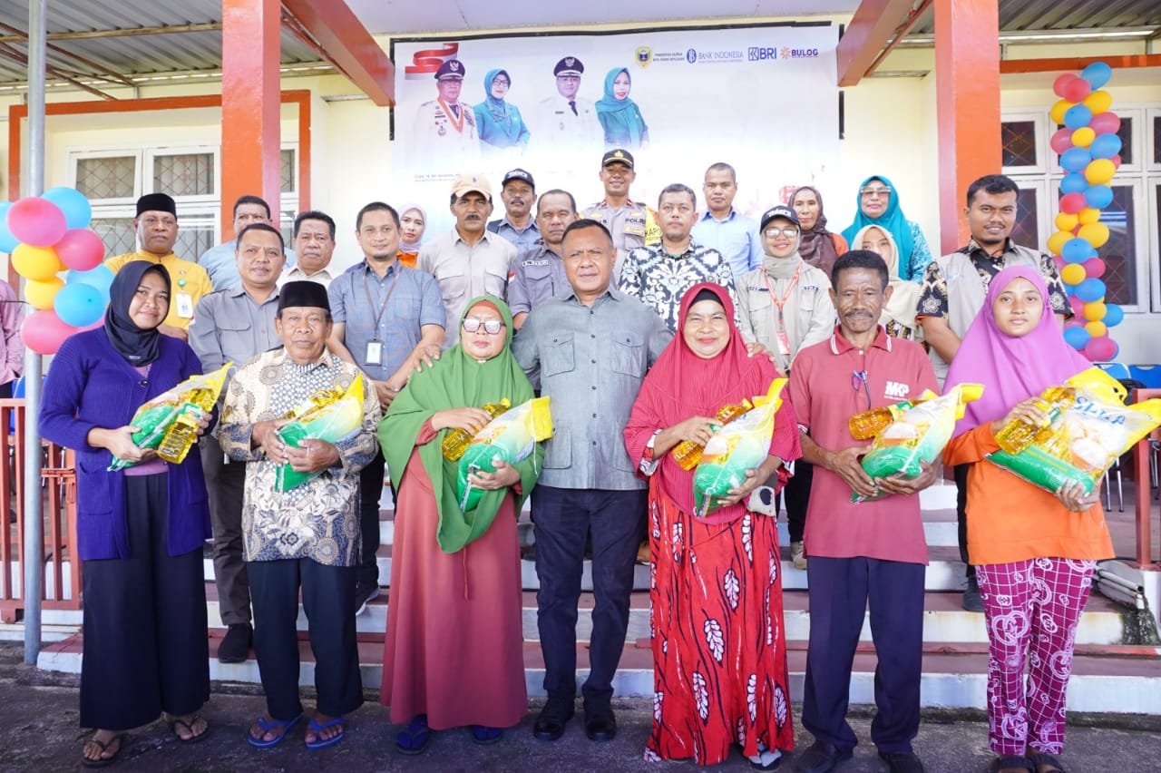 TPID Gelar Gerakan Pangan Murah Dan Operasi Pasar Di Tidore Utara