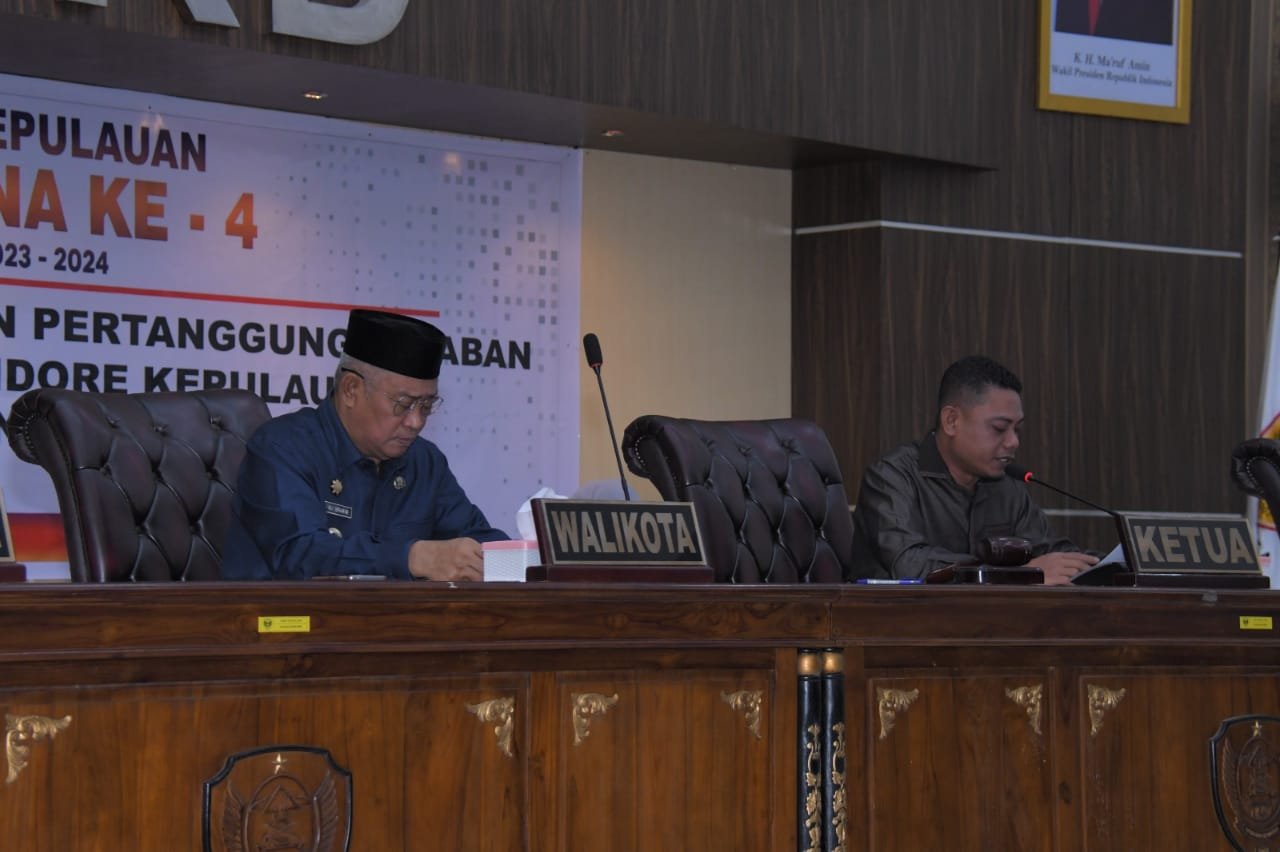 LKPJ Tahun 2023 Resmi Disampikan Walikota Tidore Kepulauan
