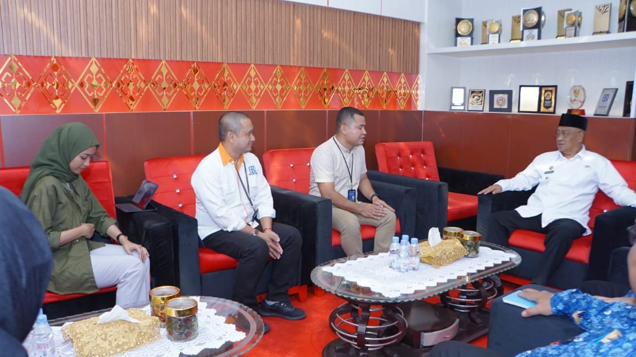 Walikota Terima Kunjungan Kerja Kepala BRI Cabang Soasio