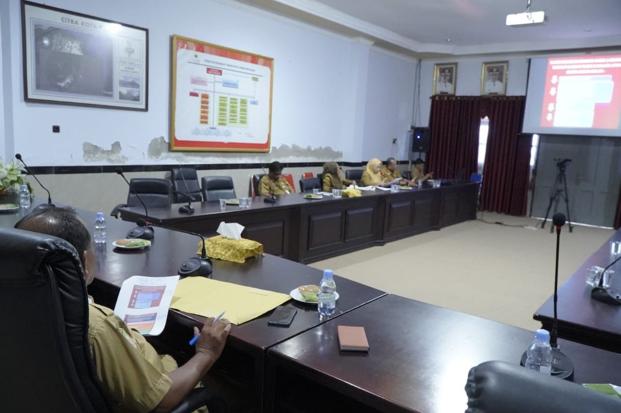 Pemkot Tidore Kepulauan Intens Mengikuti Rakor Pengendalian Inflasi Daerah Dengan Kemendagri