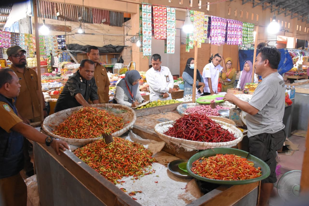 Tidak Lanjut Rakor Bersama Kemendagri, TPID pantau Harga Komoditas Pangan