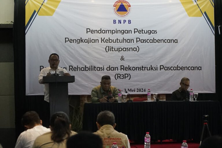 Sekda Malut Hadiri Kegiatan Pelatihan Jitupasna Dan R3P BNPB