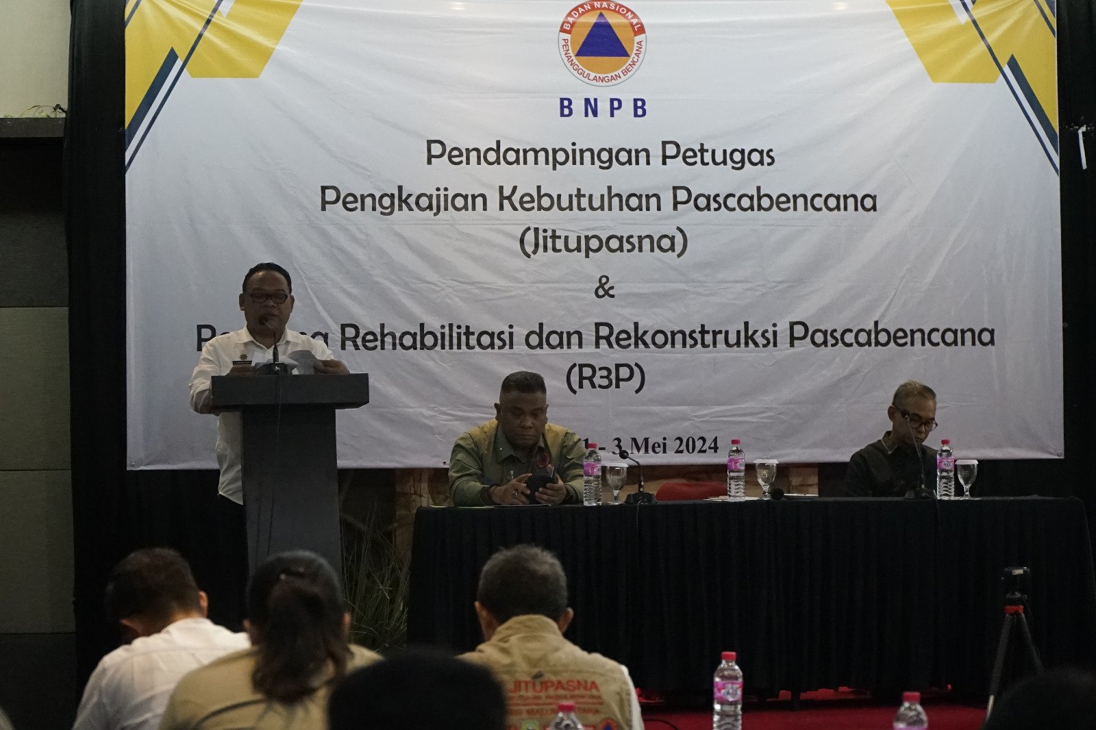 Sekda Malut Hadiri Kegiatan Pelatihan Jitupasna Dan R3P BNPB