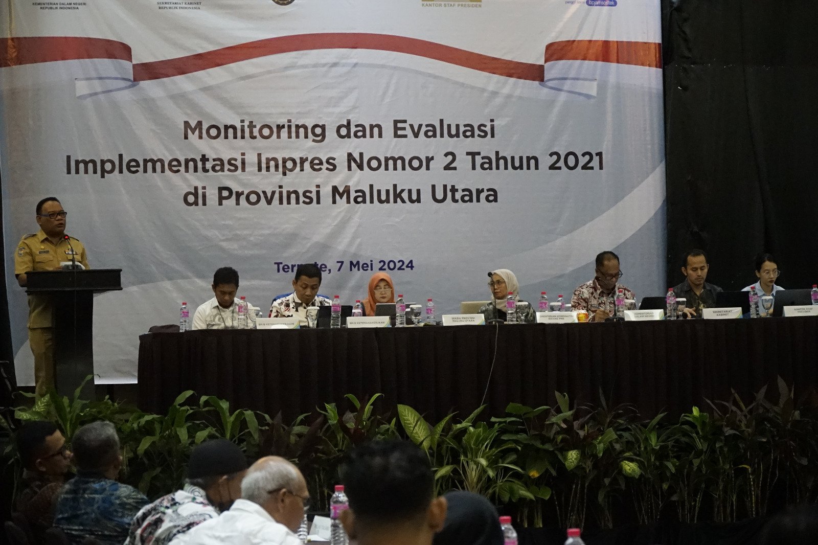 Sekda Malut Buka Monitoring dan Evaluasi Implementasi Inpres Nomor 2 Tahun 2021