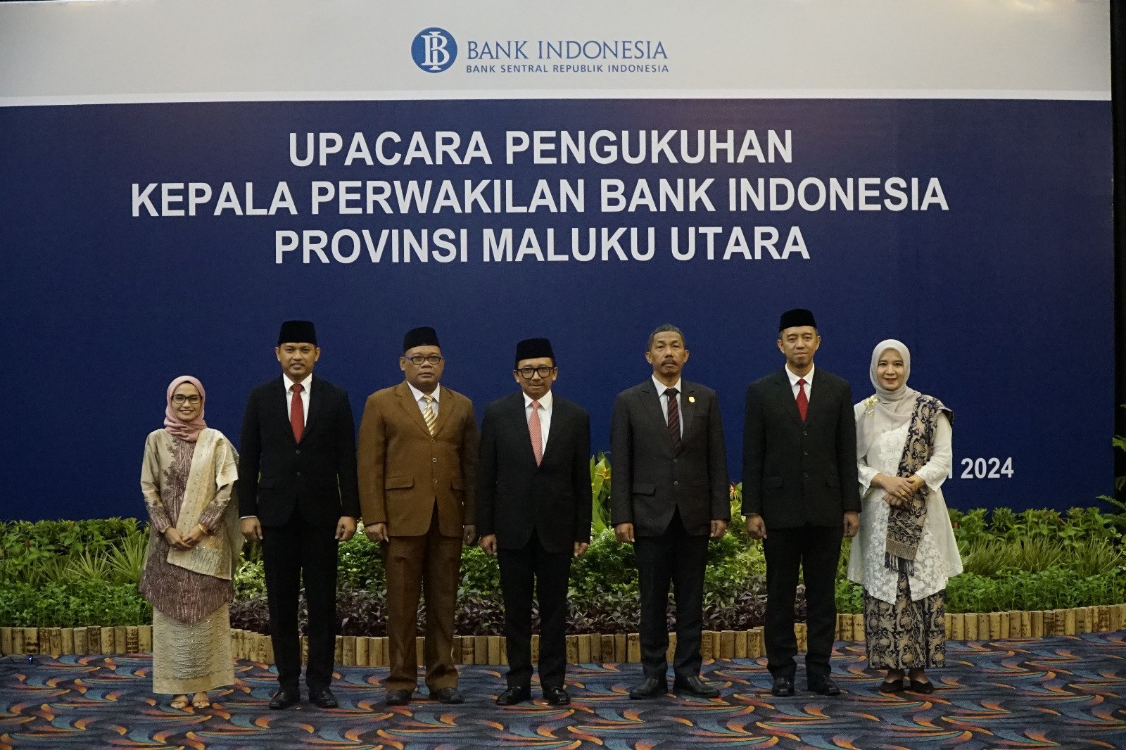 Plh. Gubernur Malut Menghadiri Pengukuhan Kepala Perwakilan Bank Indonesia Malut