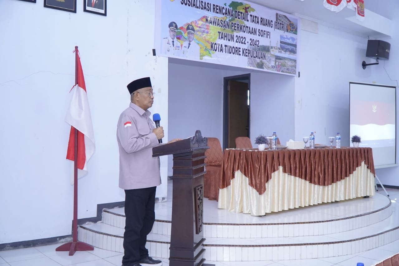 Buka Sosialisasi RDTR, Walikota: Kota Baru Sofifi Menjadi Major Projects Pembangunan