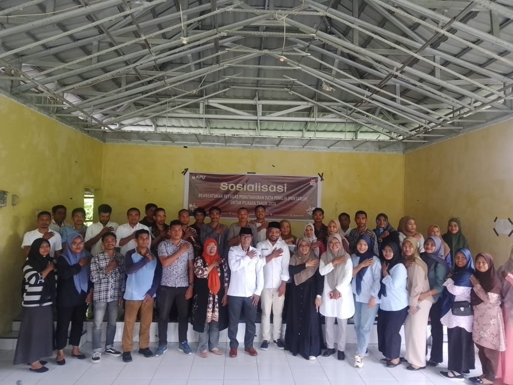PPK Kecamatan Tidore Menggelar Sosialisasi Pantarlih Untuk Pilkada 2024