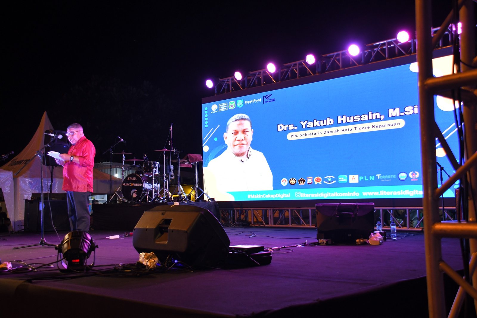 Hadiri Launching Website Salawaku Dan Festival Kora-kora, Yakub: kepemudaan Menjadi Perhatian Khusus Pemkot Tidore