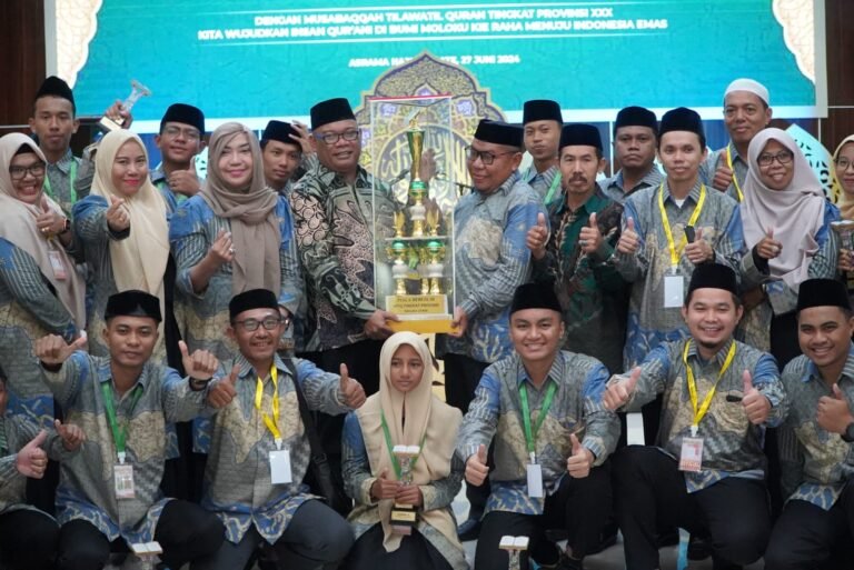 Juara Umum MTQ XXX Tingkat Provinsi Maluku Utara Diraih Kota Tikep