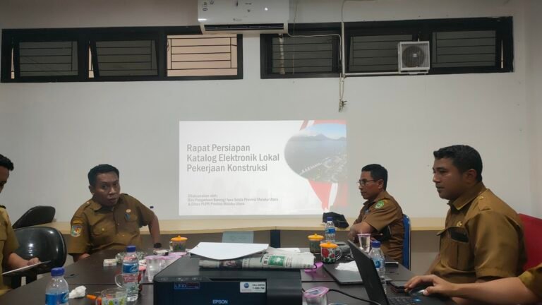 BPBJ Malut Gelar Persiapan Katalog Elektronik Pekerjaan Konstruksi
