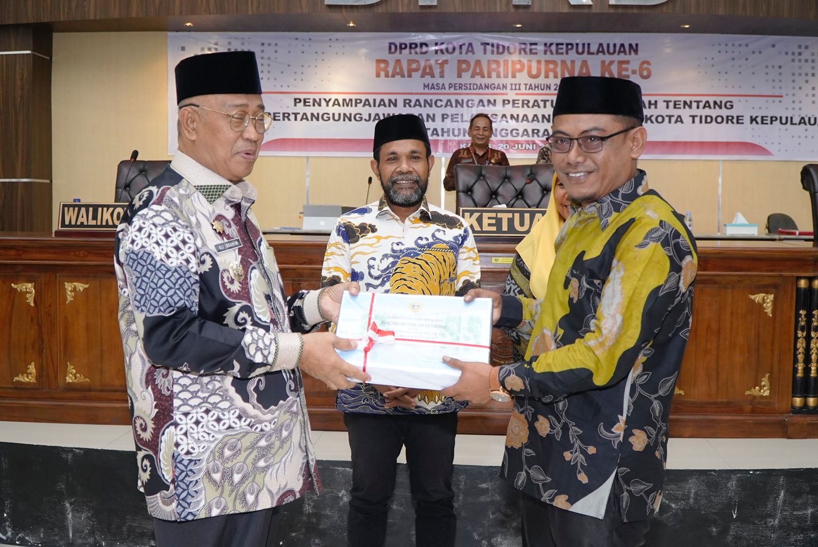 Walikota Resmi Sampaikan LPP APBD Kota Tidore Kepulauan Tahun 2023