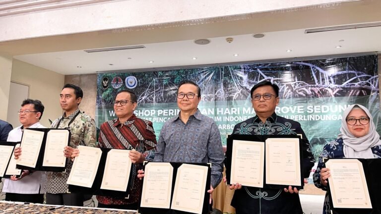Dukung Target Nasional Rehabilitasi Lahan Mangrove, Harita Nickel Kembali Teken Perjanjian Kerja Sama Dengan Kemenko Marves