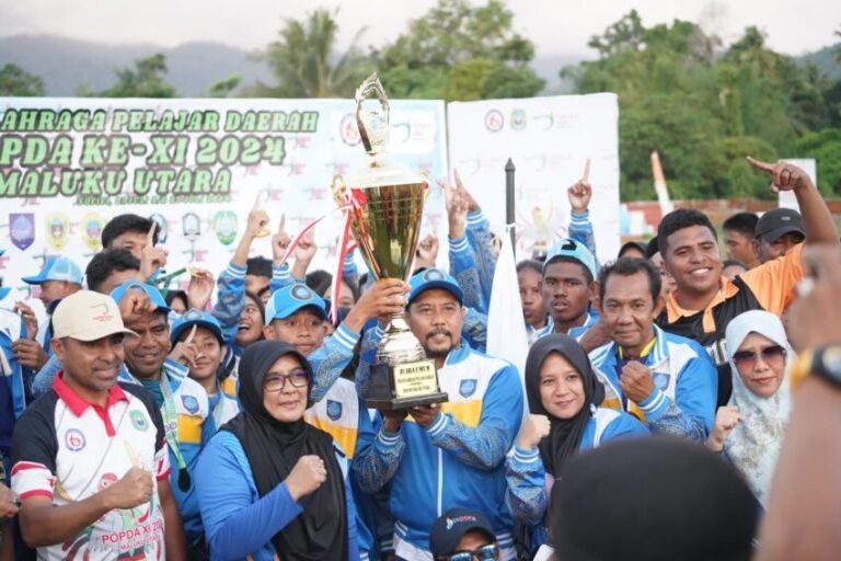 POPDA XI Malut 2024 resmi ditutup, Kota Ternate Kembali raih Juara Umum