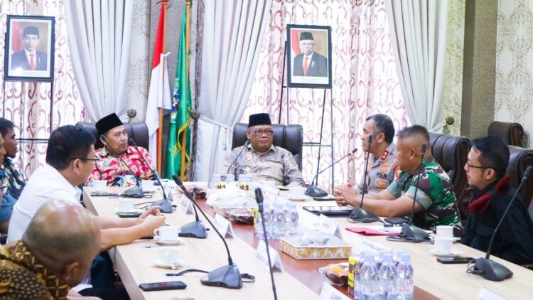Dihadapan Ketua Ombudsman RI, Pj Gubernur : Pemprov Akan Berupaya Masuk ke Zona Hijau
