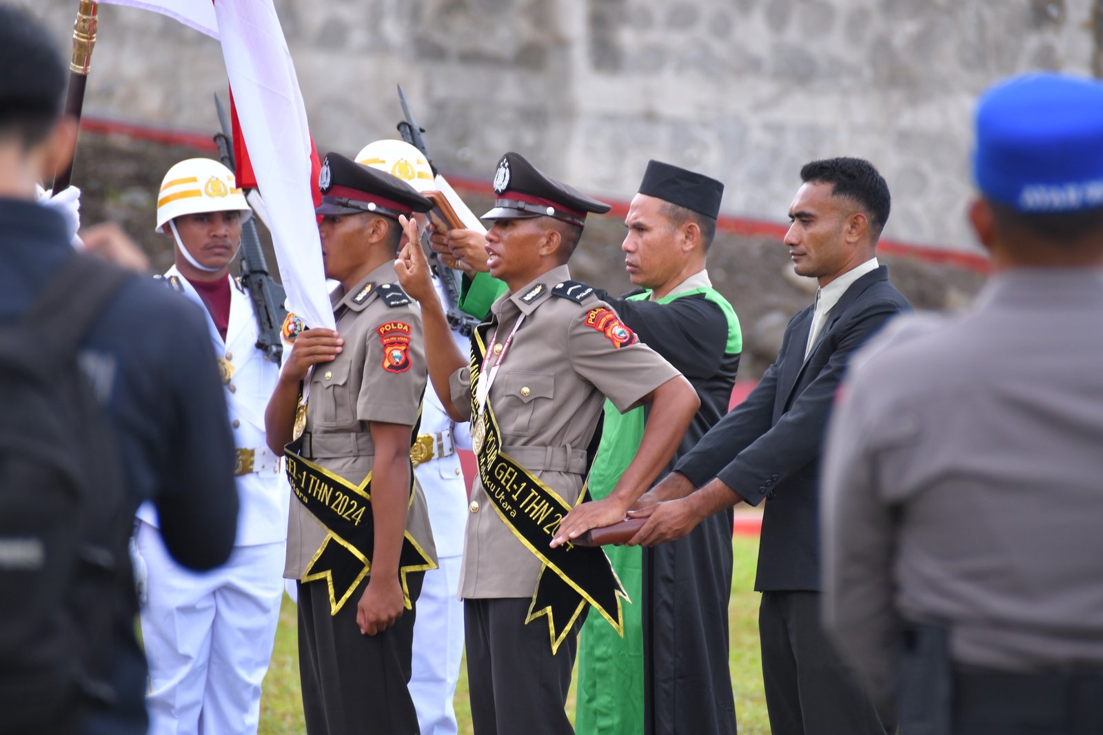Sebanyak 187 Siswa Bintara Resmi Dilantik Menjadi Anggota Polri