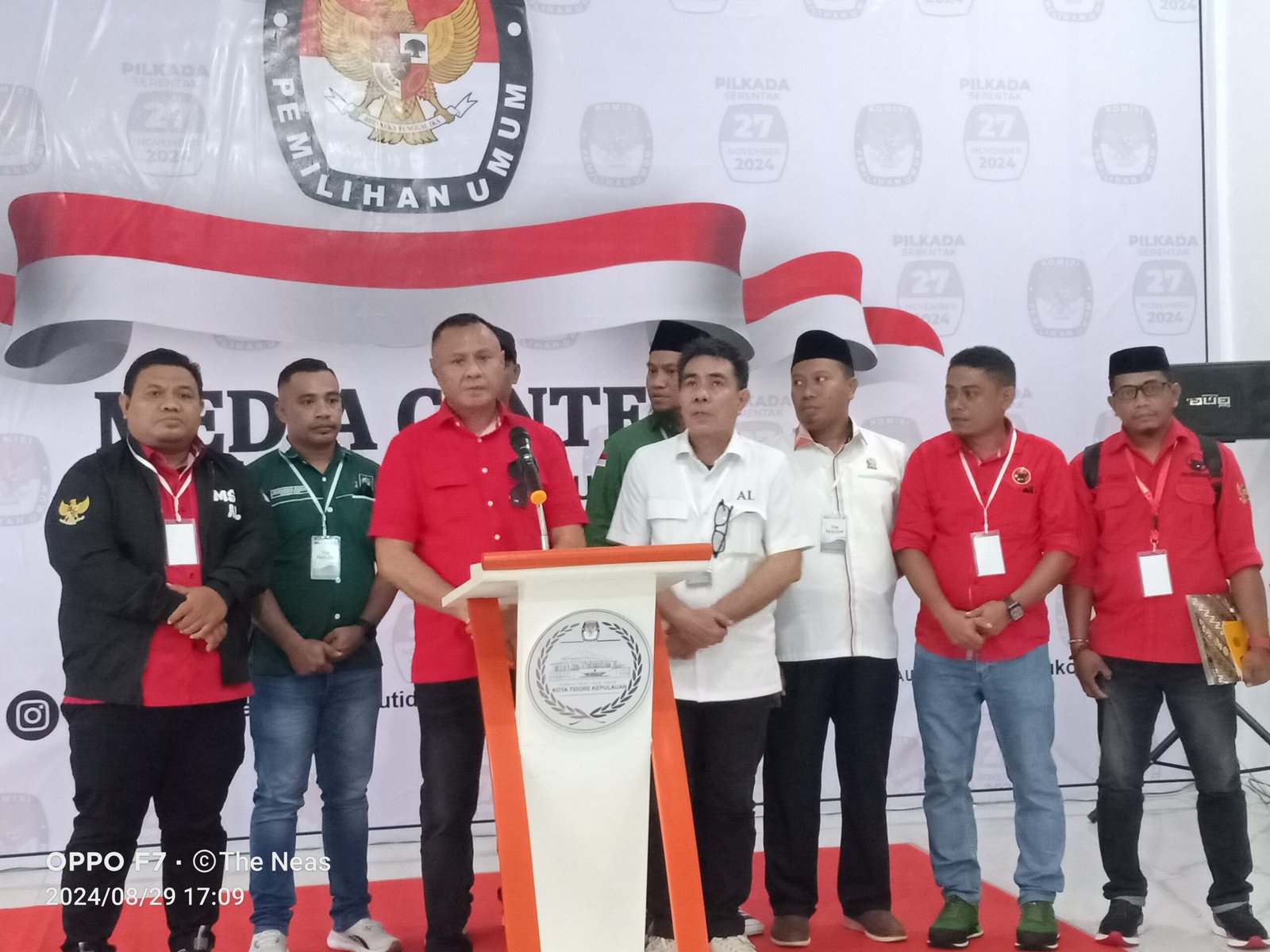MASI-AMAN Resmi Mendaftar Di KPU Sebagai Pasangan Calon Walikota Dan Wakil Walikota Tidore Kepulauan