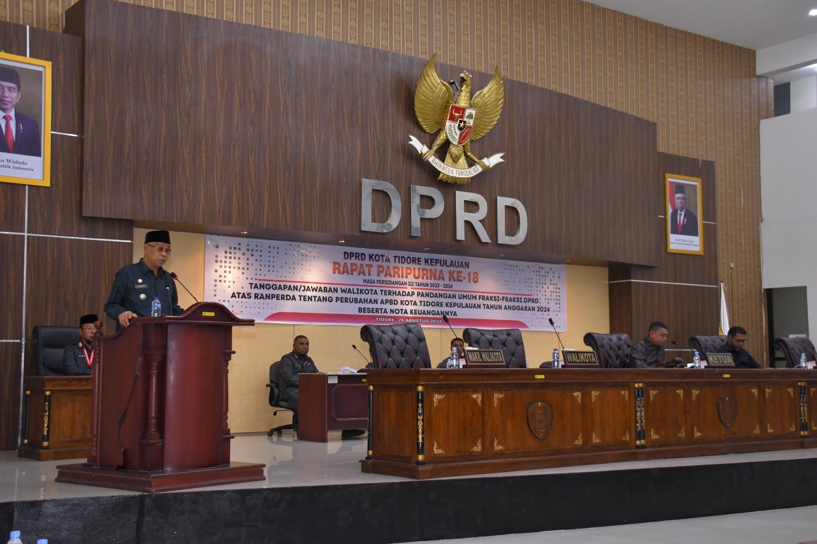 Ini Jawaban Walikota Atas Pandangan Umum Fraksi DPRD Tahun Anggaran 2024