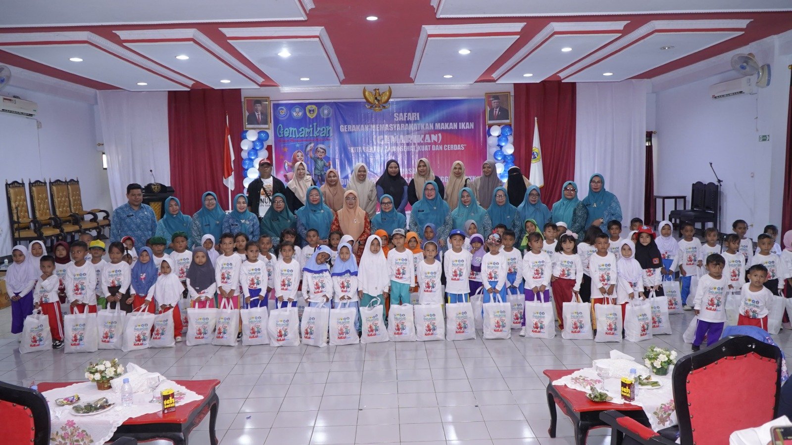 Melibatkan PAUD, Pemda Kota Tidore Kepulauan Gelar Safari Gemarikan