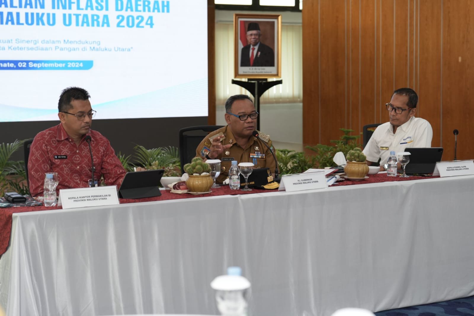 Buka Rapat High Level Meeting,  Pj Gubernur minta perkuat koordinasi dalam pengendalian inflasi