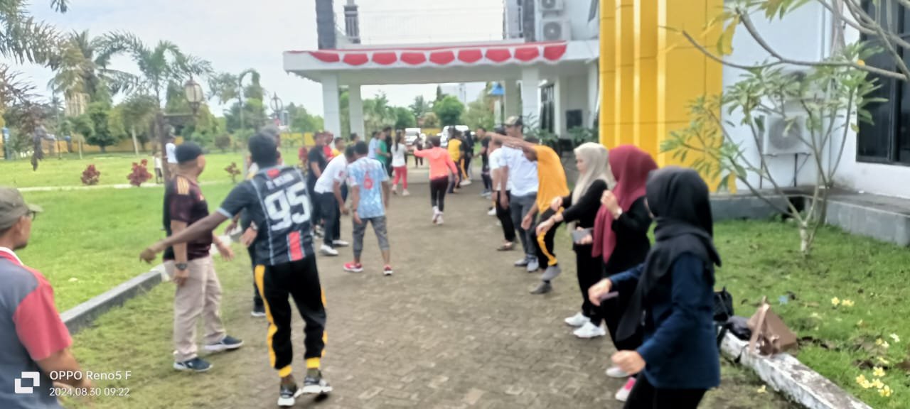Bangun Kekompakan Antar ASN, Disperkim Perkim Jadikan Senam untuk Program Akhir Pekan