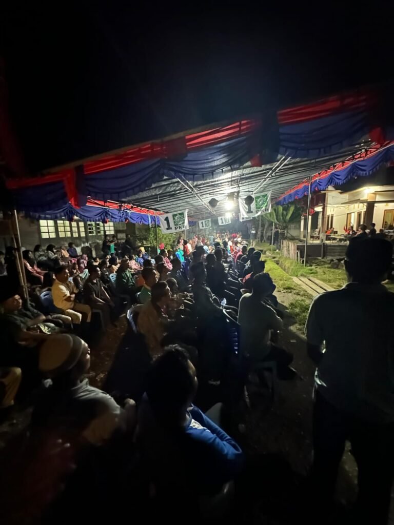 Kampanye Di Wilayah Oba Selatan, Pasangan MASI-AMAN Disambut Ratusan Pendukung