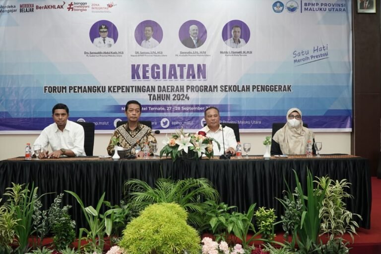 Forum Pemangku Kepentingan Daerah Program Sekolah Penggerak 2024 resmi di Tutup