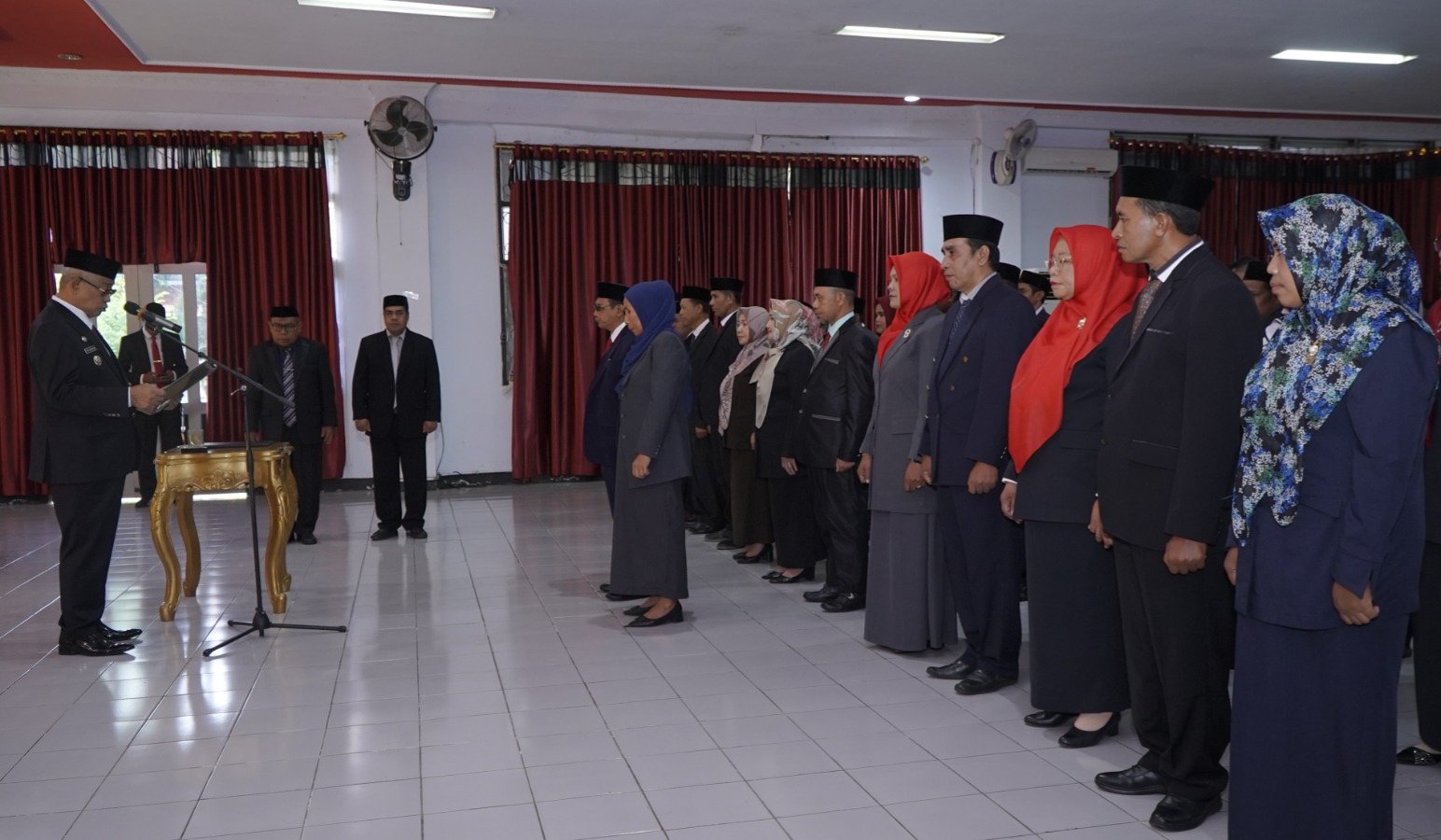 Sejumlah Pejabat Di Lingkup Pemerintah Kota Tidore Kepulauan Resmi Dilantik
