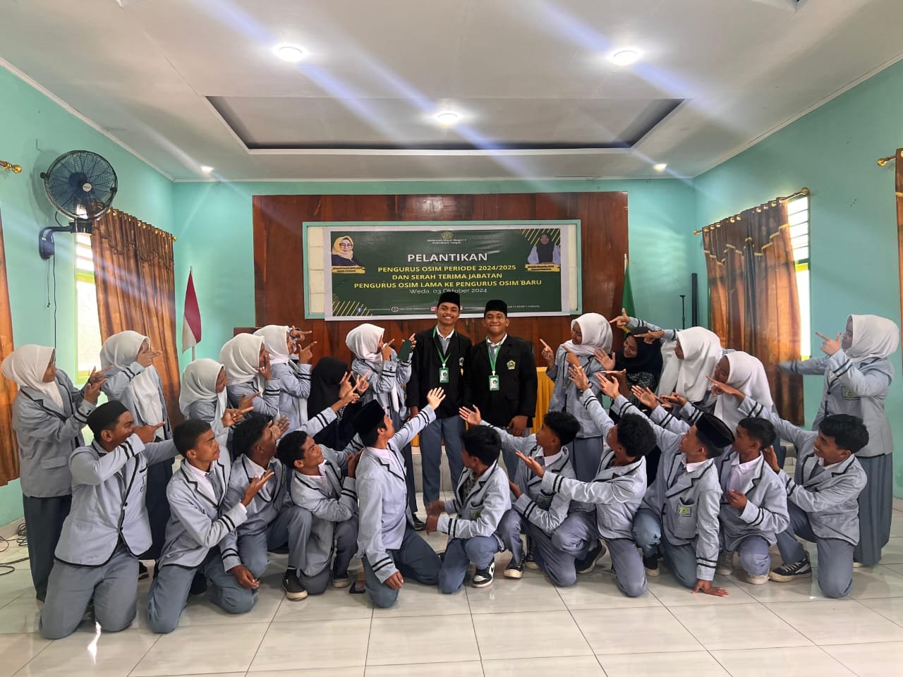 Gadri Olong dan M. Zaunar resmi dilantik Jadi OSIM terpilih 2024/2025