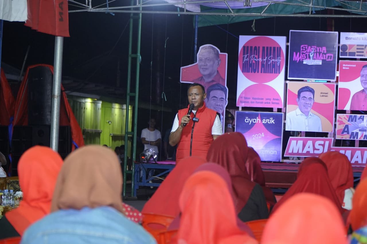Kampanye Di Goto, Muhammad Sinen Menjamin Kesejahteraan Petani Dan Nelayan