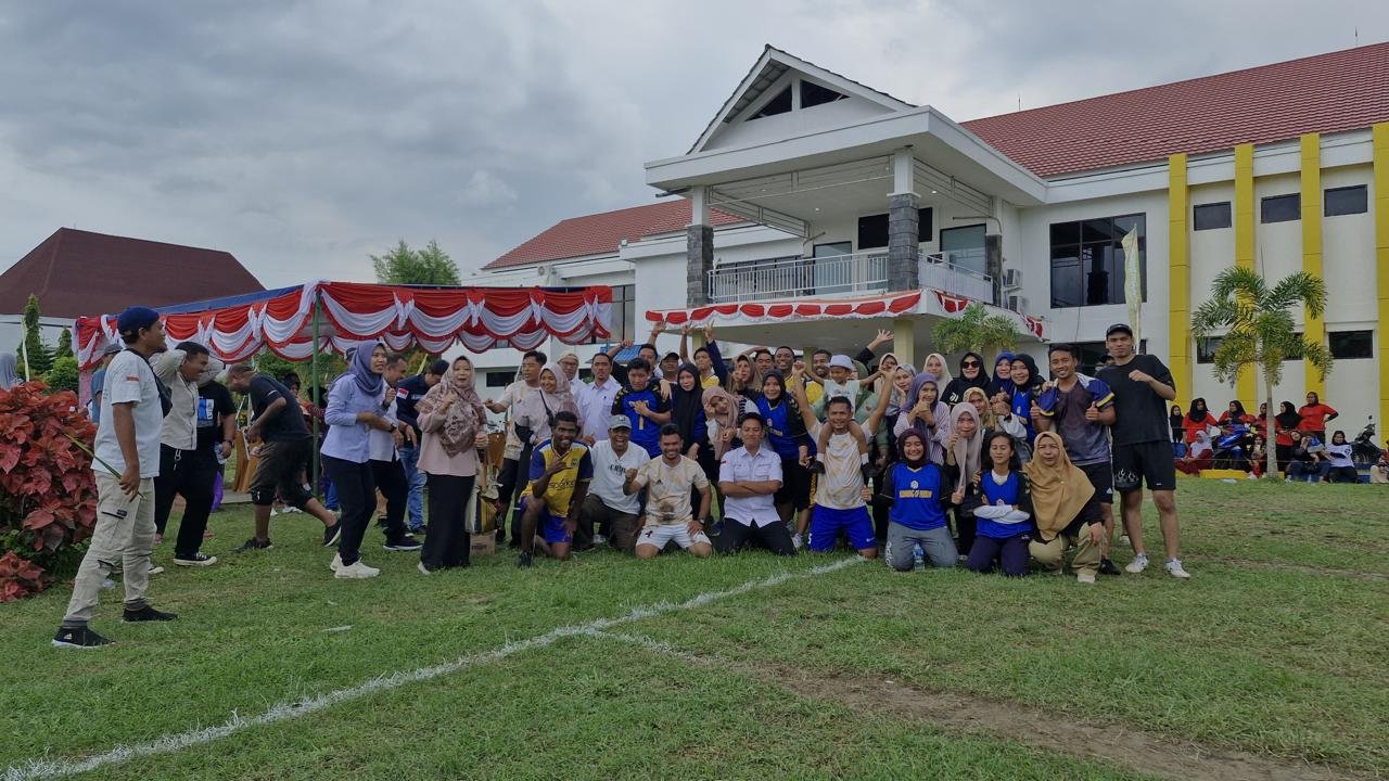 Tim Perkim Malut A Sabet Juara 1 di Lomba Hadang HUT Provinsi