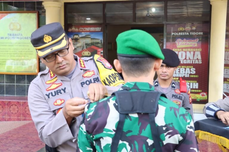 Kapolresta Tidore Pimpin Langsung Apel Gelar Pasukan Operasi Zebra Kie Raha 2024