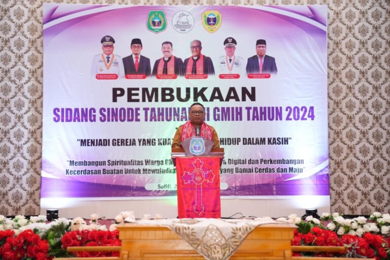 Harmoni Dalam Keberagaman, Pj Gubernur Buka Dengan Resmi Sidang Sinode III Tahun 2024