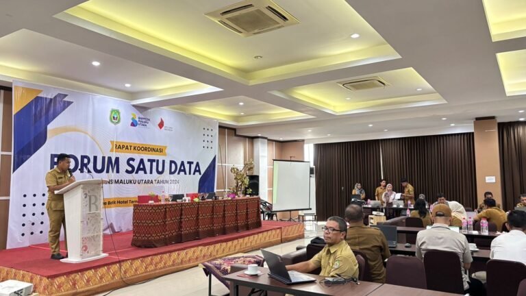 Bappeda Malut Gelar Rapat Koordinasi Forum Satu Data 2024