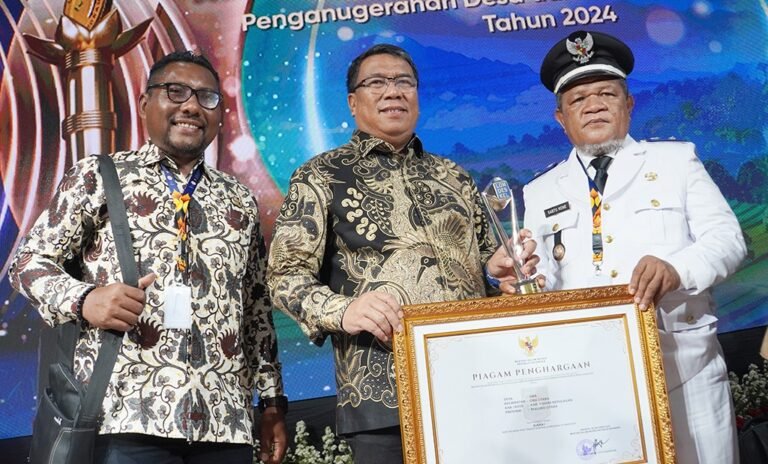 Dapat Penghargaan Nasional, Sekda Apresiasi Prestasi Yang Ditorehkan Desa Oba