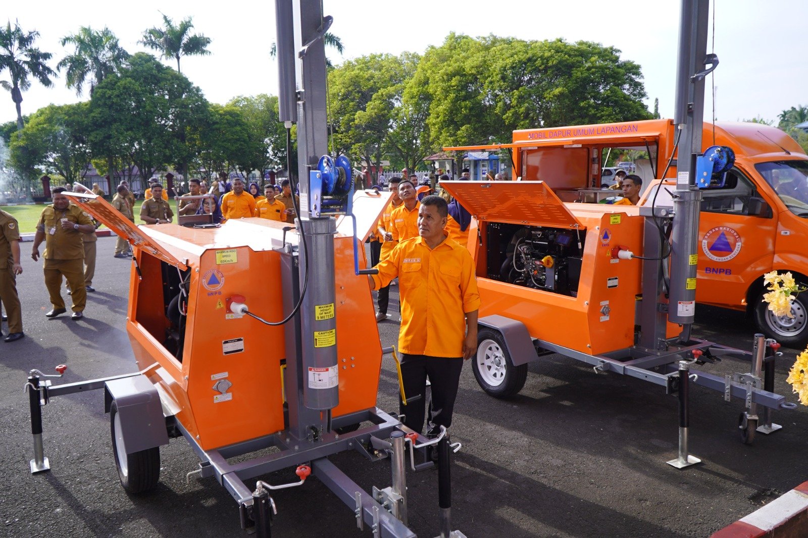 Jelang Peringatan Bulan PRB, BPBD Kota Tidore Kepulauan Menerima Bantuan Dari BNPB