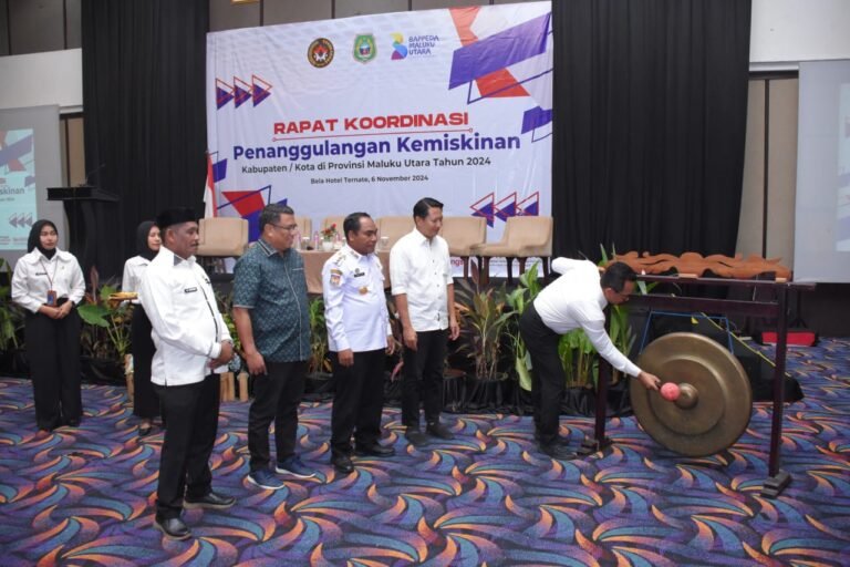Hadirkan Pemerintah Kabupaten Kota, Bappeda Malut Gelar Rakor TKPK Tingkat Provinsi Maluku Utara