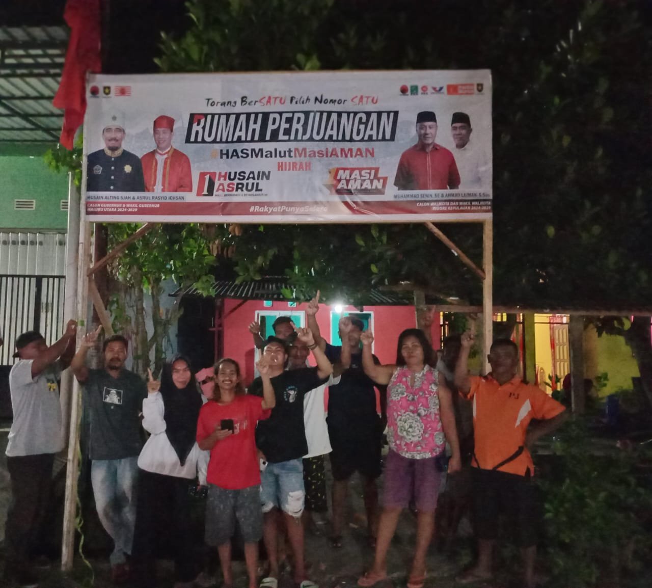 Puluhan Pendukung Paslon Nomor Urut 2 Alihkan Dukungan Ke MASI-AMAN