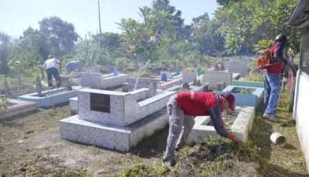 Bersama TNI Dan Polri, Pemkot Tidore Adakan Bakti TMP Jelang Hari Pahlawan