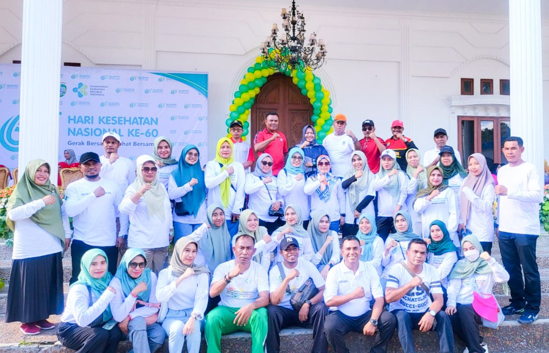 Peringati HKN ke 60 di Sula, Wa Zaharia Ajak Warga Jaga Kesehatan dan Terapkan Pola Hidup Sehat