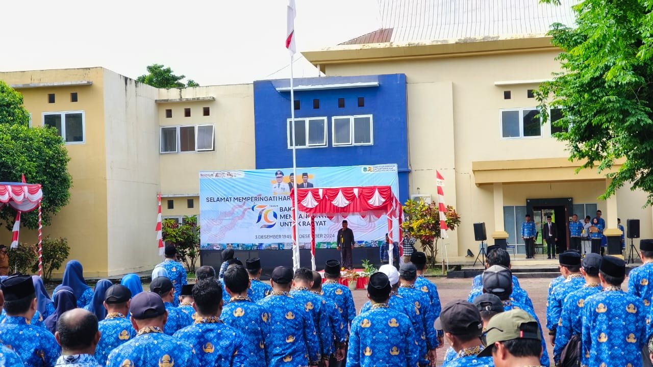 Dinas PUPR Maluku Utara Gelar Upacara Hari Bakti Pekerjaan Umum ke -79 di Sofifi