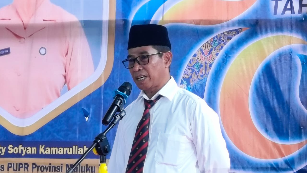 Ditengah WFH, Sofyan Kamarulla Ingatkan ASN Dinas PUPR Malut Harus Tetap Disiplin Bekerja
