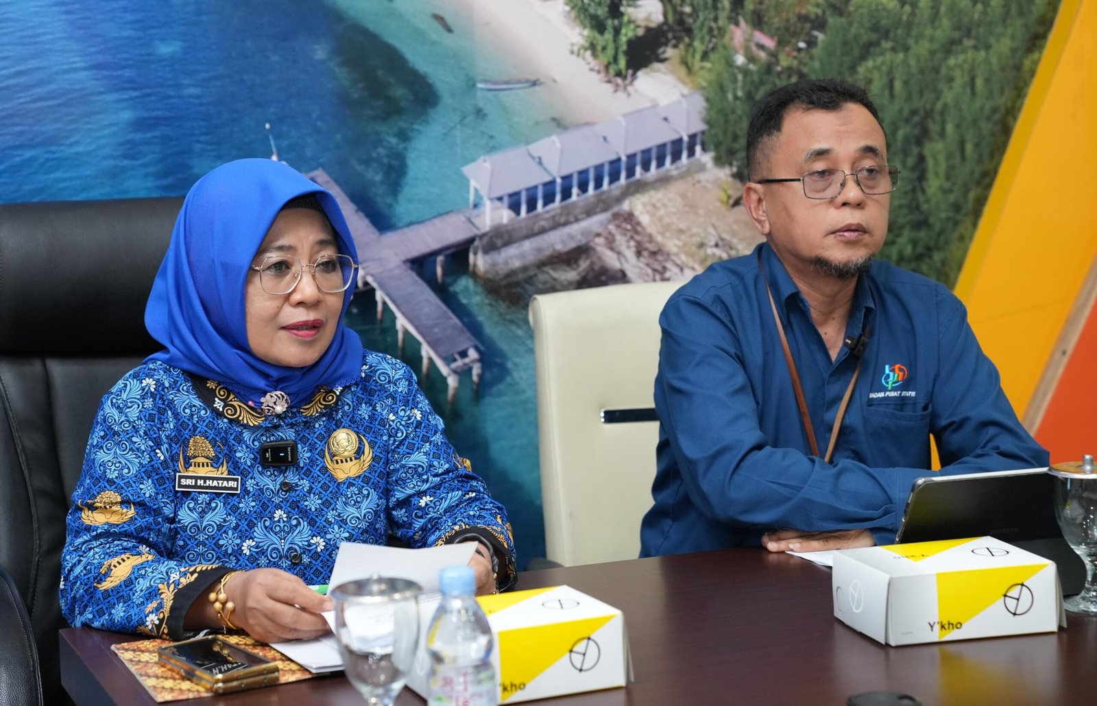 Hadiri Acara Rilis Berita Resmi BPS Malut,   Sri Hatari : Inflasi Jadi Penentu daya Beli Masyarakat
