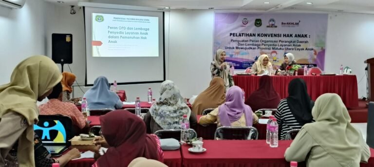 DPPPA Sosialisasikan Konvensi Hak Anak dan Penguatan Lembaga Penyedia Layanan di Maluku Utara