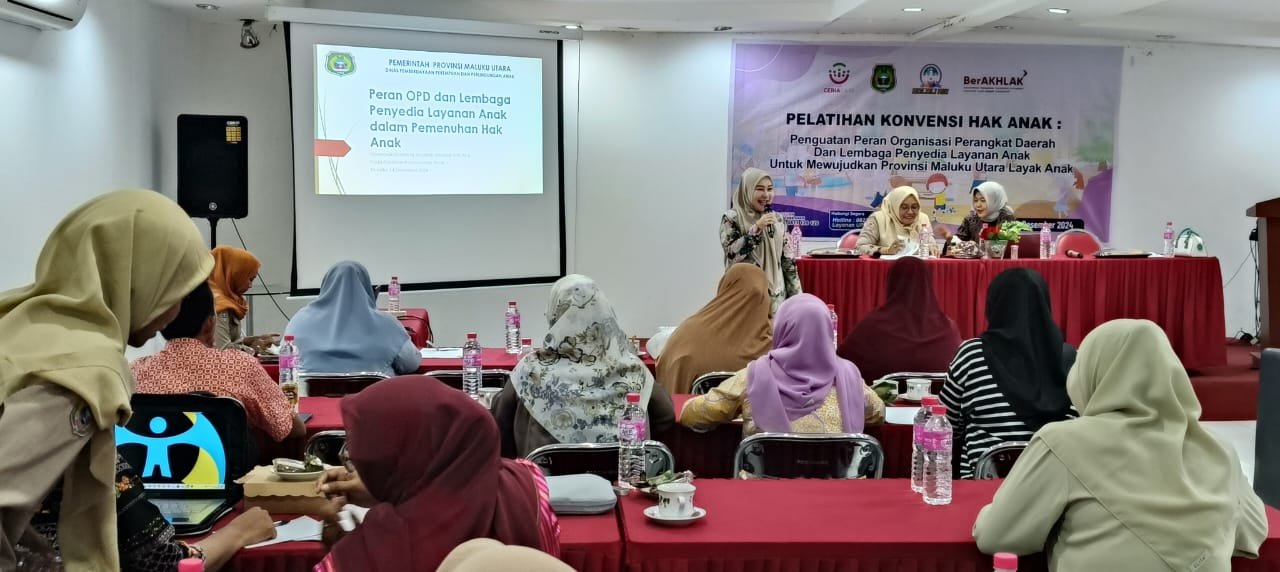 DPPPA Sosialisasikan Konvensi Hak Anak dan Penguatan Lembaga Penyedia Layanan di Maluku Utara